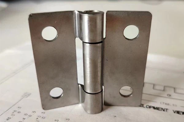 Polished 180 Degree Hinge