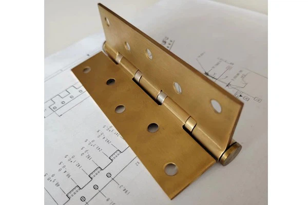 Strong And Reliable Iron Copper Plated Fixed Hinge